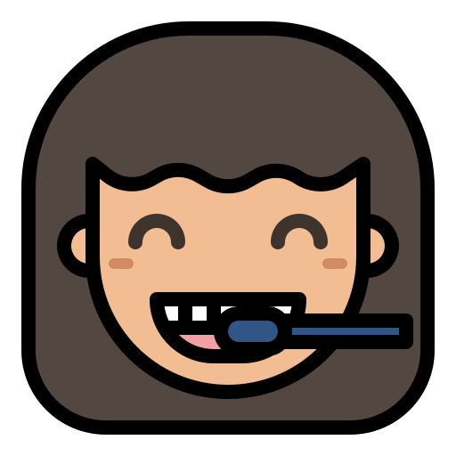 Brush teeth Generic Outline Color icon