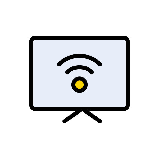 televisión inteligente icono gratis