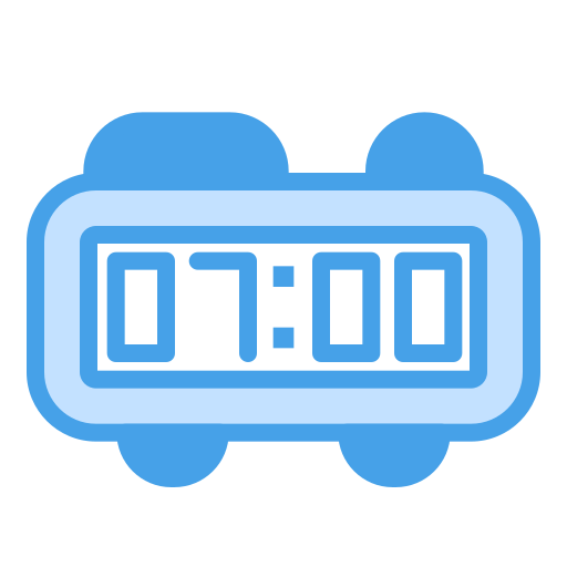 Alarm clock free icon
