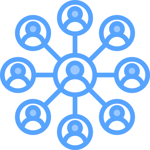 Network Generic Blue icon