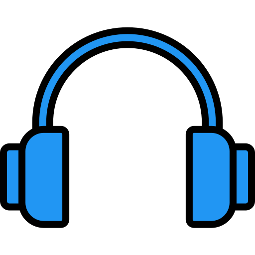 Headset Generic Outline Color icon