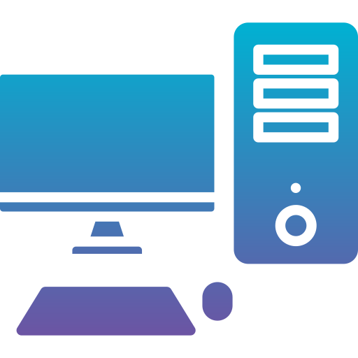 Personal computer Generic Flat Gradient icon