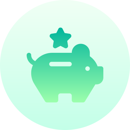 Piggy bank free icon