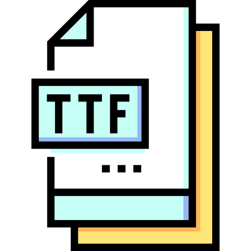 Ttf free icon Ttf free icon