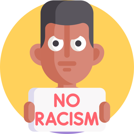 No racism free icon