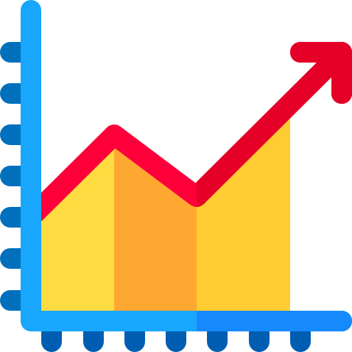 Icono De Diagrama Basic Rounded Flat