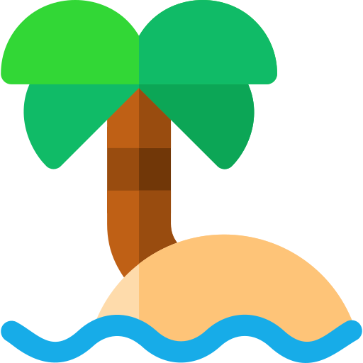 ilha grátis ícone ilha grátis ícone
