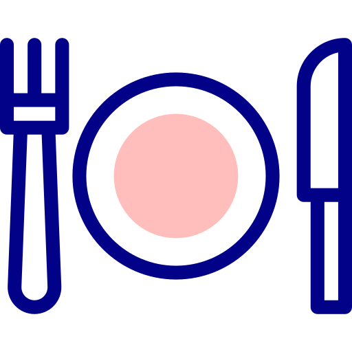 Plate Detailed Mixed Lineal color icon