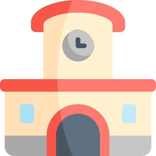 Train station Kawaii Flat icon