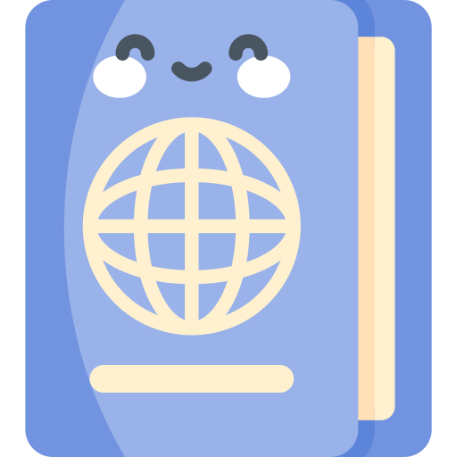 pasaporte icono gratis