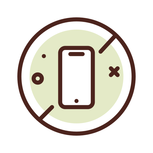 sin telefonos icono gratis