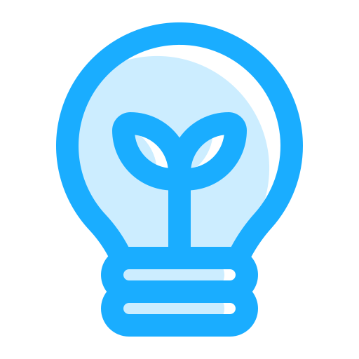 Green energy Generic Blue icon