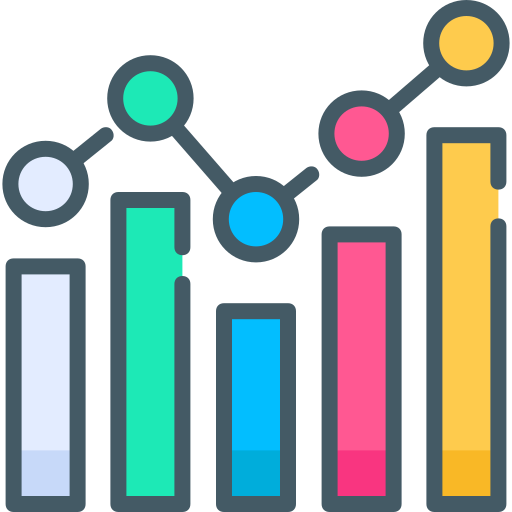 Statistic Generic Outline Color icon