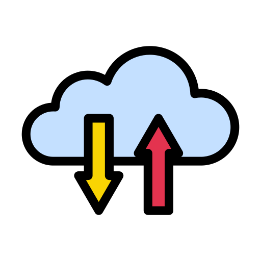 computación en la nube icono gratis