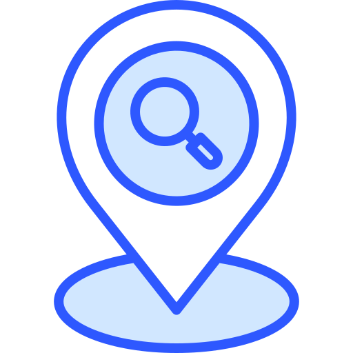 Search Generic Blue icon