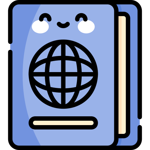 pasaporte icono gratis