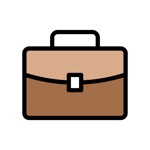 Briefcase Vector Stall Lineal Color icon