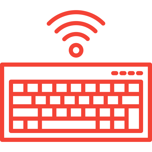 teclado inalambrico icono gratis