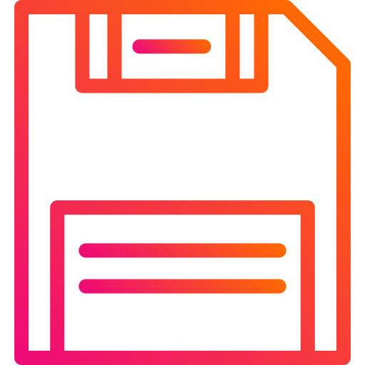 Floppy disk Generic Gradient icon