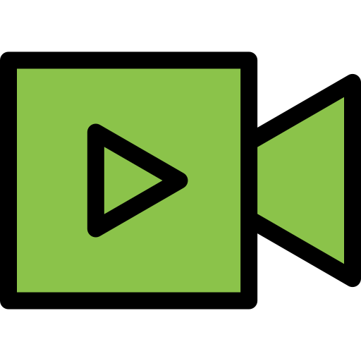 Video Generic Outline Color icon