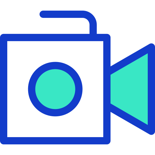 Video camera Generic Blue icon