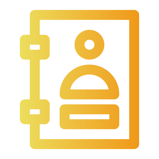 carnet de contact Icône gratuit