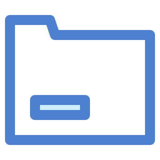 Folder Generic Blue icon