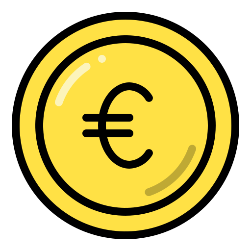 euro icono gratis