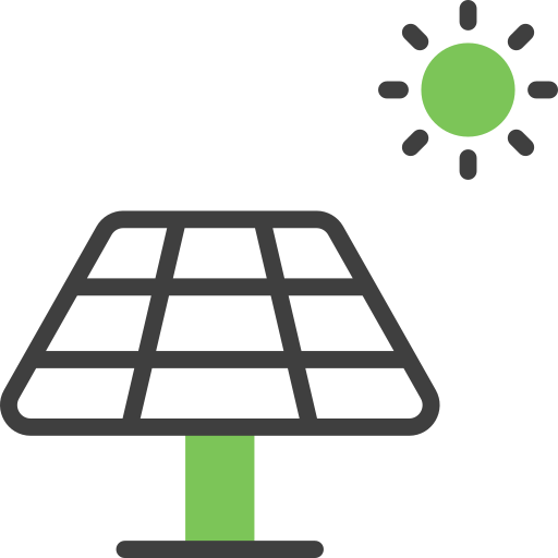 energía solar icono gratis