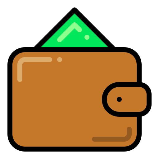 Wallet free icon