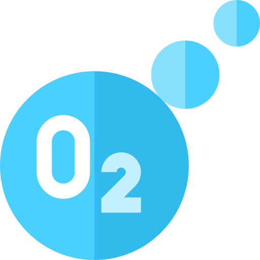 O2 Basic Straight Flat icon