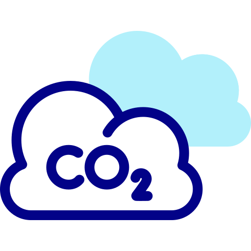 Co2 Detailed Mixed Lineal color icon