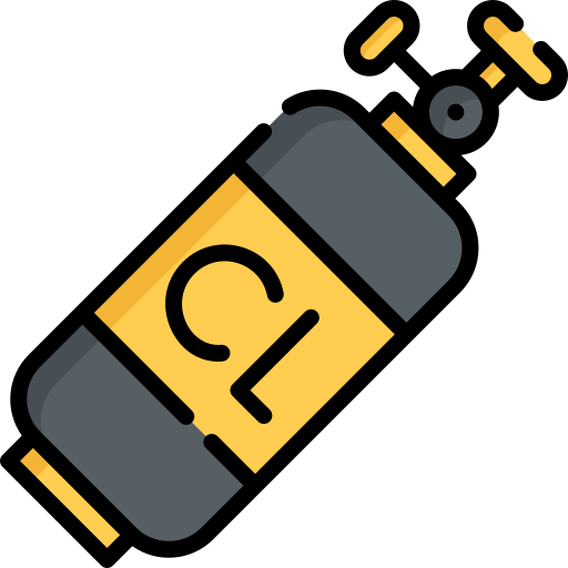 Chlorine Special Lineal color icon