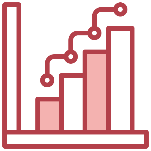 gráfico de barras icono gratis