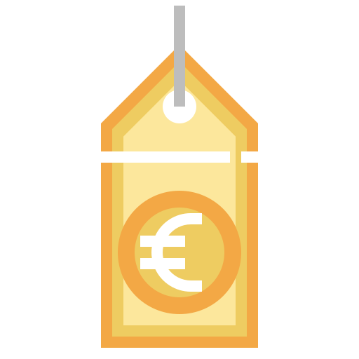 Euro tag free icon Euro tag free icon