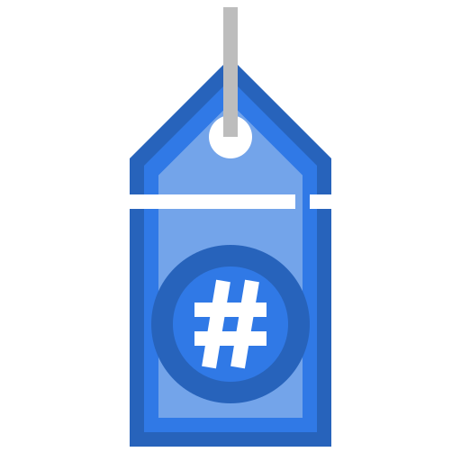 Hashtag free icon
