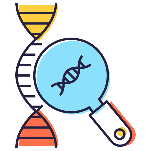 Deoxyribonucleic acid - Free education icons