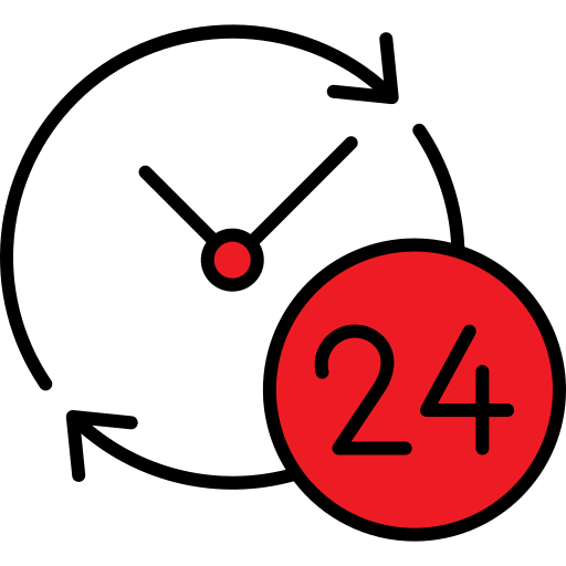 24 horas grátis ícone