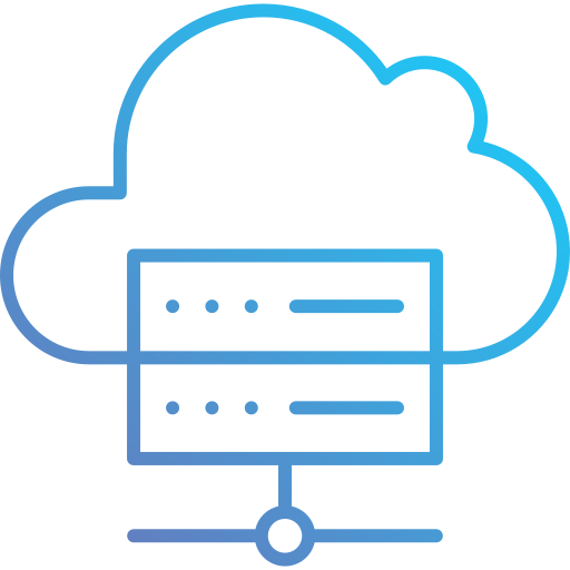 computación en la nube icono gratis