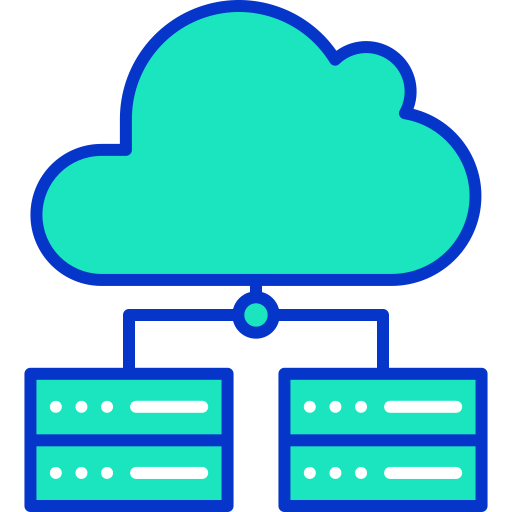 computación en la nube icono gratis