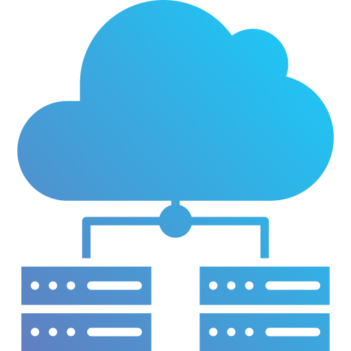 computación en la nube icono gratis