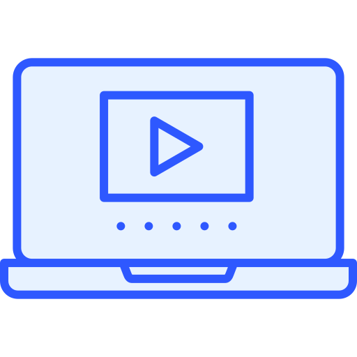 reproductor de video icono gratis