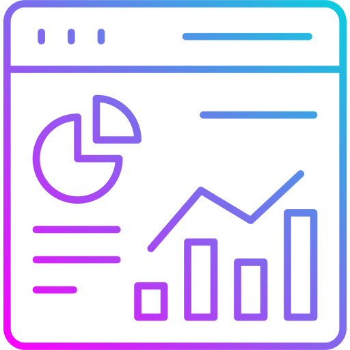 análisis de mercado icono gratis