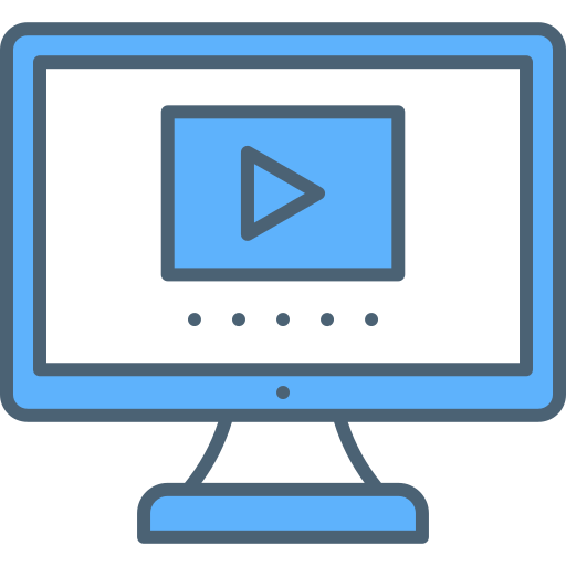 reproductor de video icono gratis