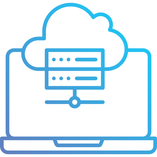 computación en la nube icono gratis