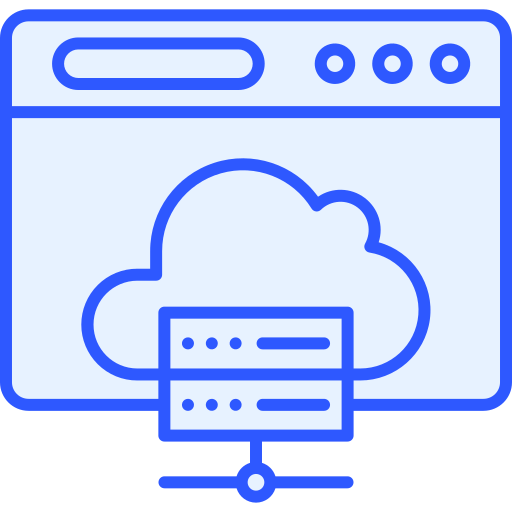 computación en la nube icono gratis