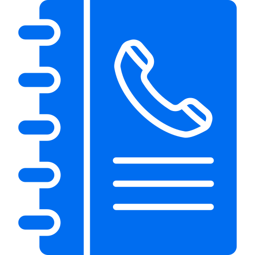 libreta de contactos icono gratis