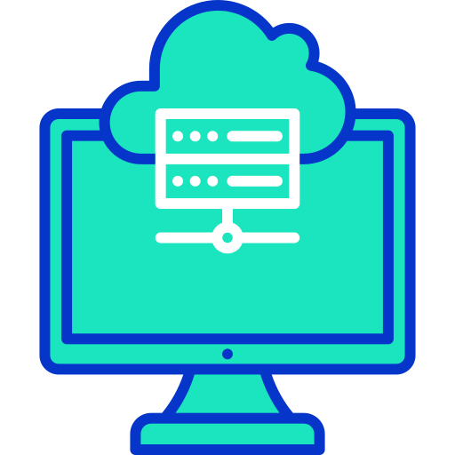 computación en la nube icono gratis
