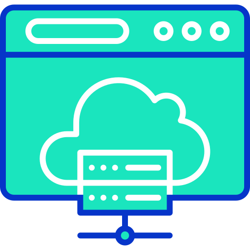 computación en la nube icono gratis