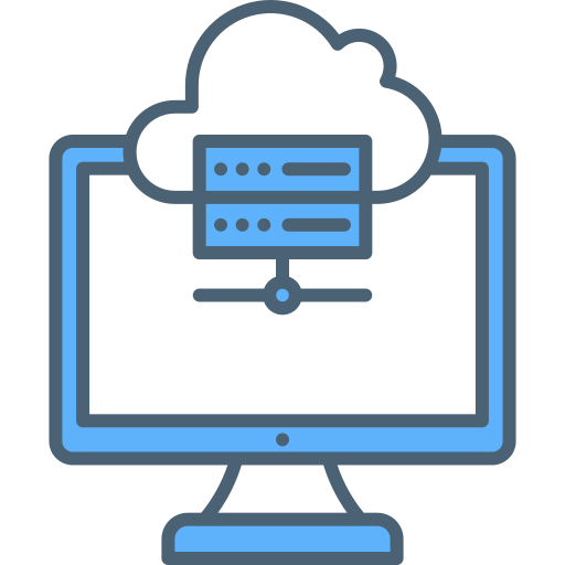 computación en la nube icono gratis